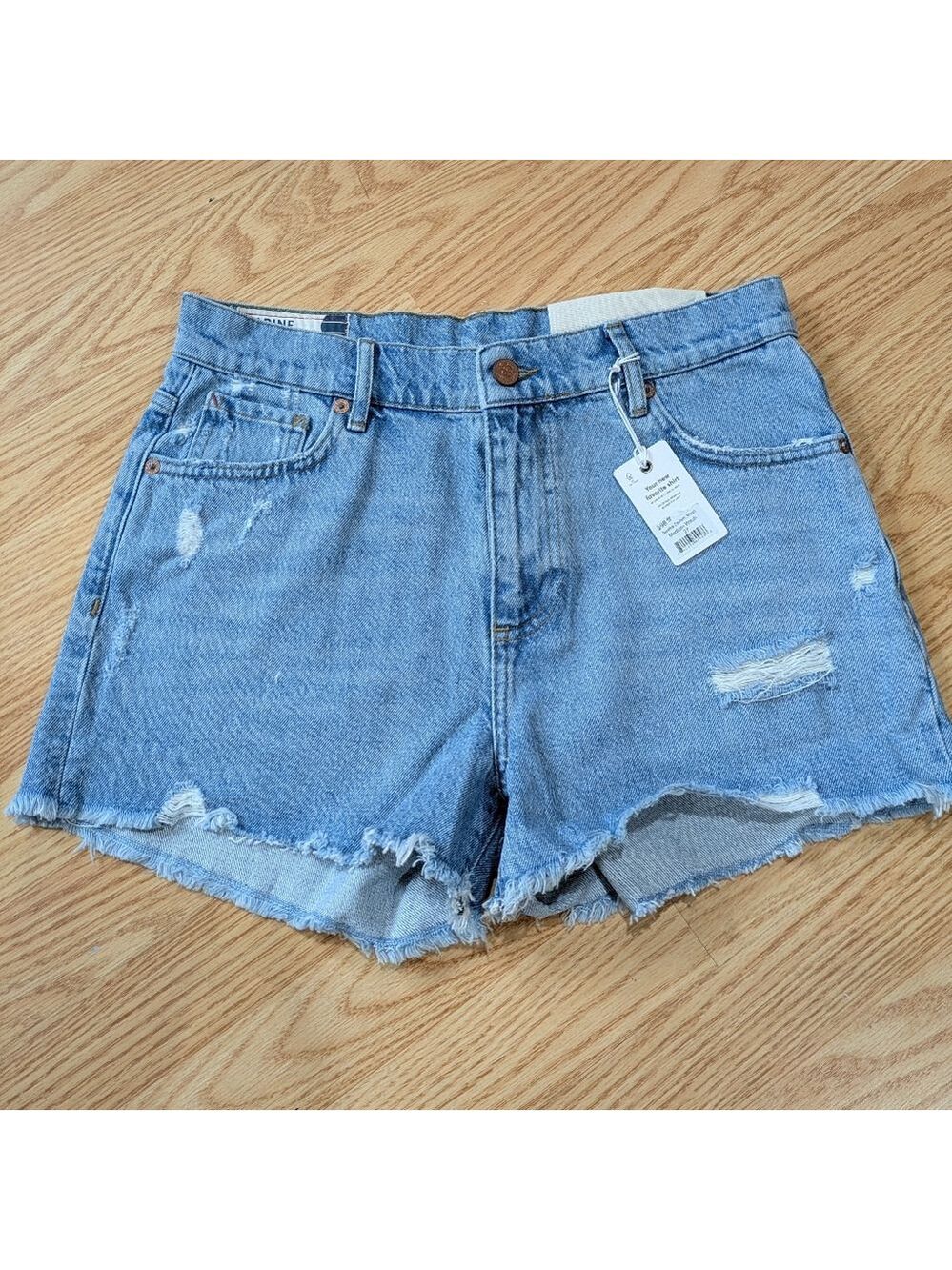 NWT Marine Layer Sasha Denim Shorts Medium Wash. Available In Diff. Sizes - Picture 2 of 10